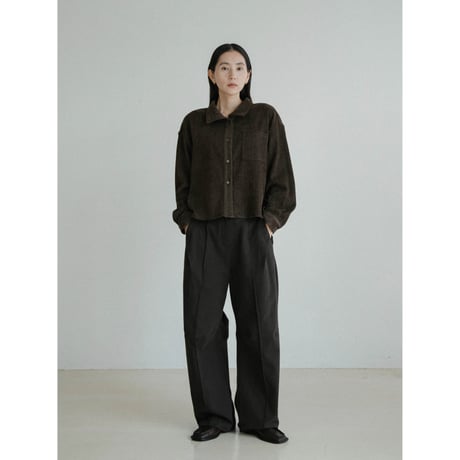 《予約販売》2way velours shirt/2colors_nb0345