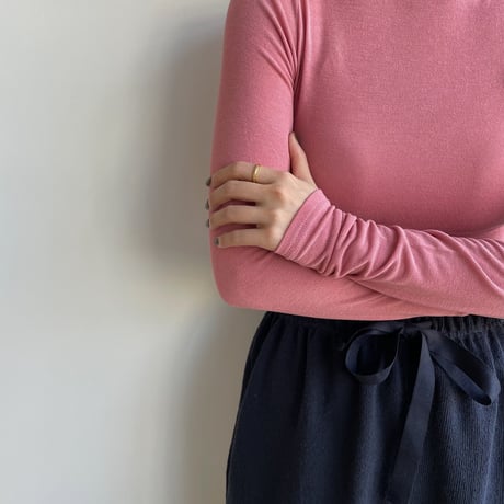 《予約販売》daily sheer high neck tops/5colors_nt1648