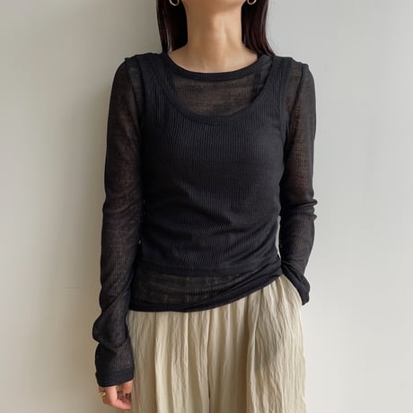 《予約販売》ennui cup bra top/2colors_nt1657