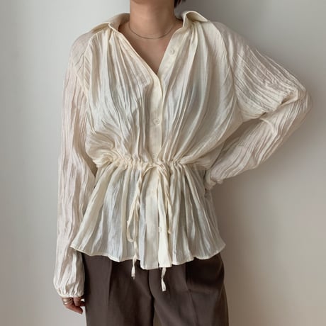 ✳︎予約販売✳︎waist marc rincl blouse /2colors_nb0038