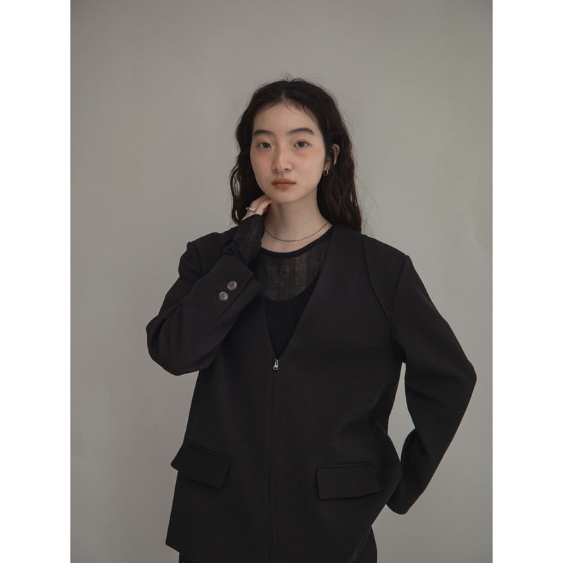nokcha original】accent zip jacket/2colors_no03