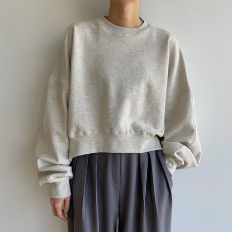 【nokcha original】“nc” croped mtm/3colors_nt1607