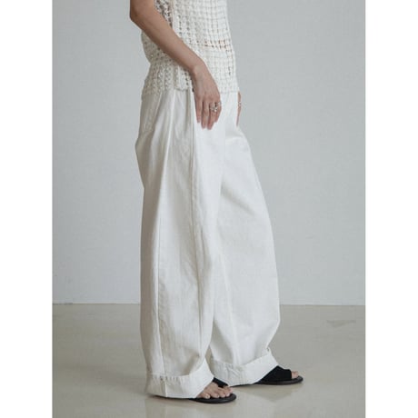 《予約販売》side tuck mannish pants/2colors_np1132