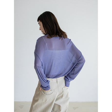 《予約販売》sheer rich loose tops/3colors_nt2584