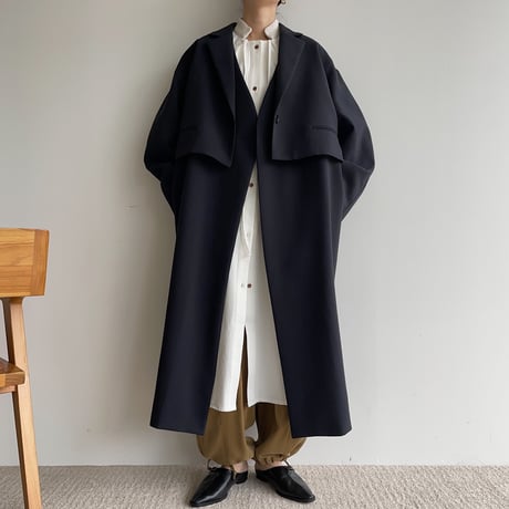 【nokcha original】accent jacquard long shirt/ivory_nb0080