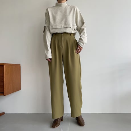 【nokcha original】layered tee/3colors_nt1068