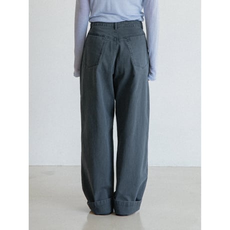 《予約販売》center press accent pants/2colors_np1250