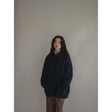 【nokcha original】material pocket cardigan/2colors_no0362