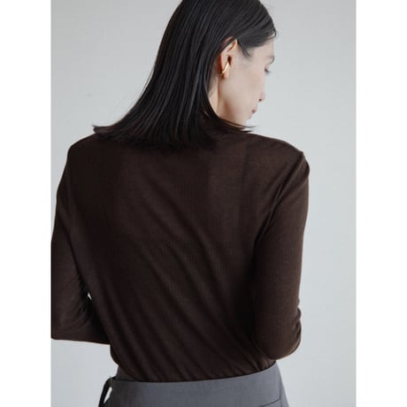 《予約販売》sheer lib button fly tops/4colors_nt2394