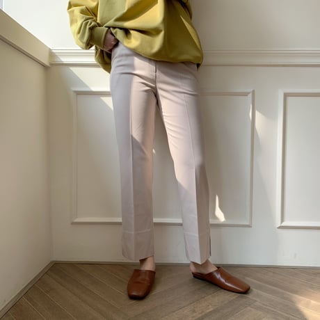 slit slacks/2colors