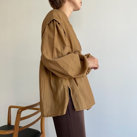【nokcha original】lady gather blouse_nt1048