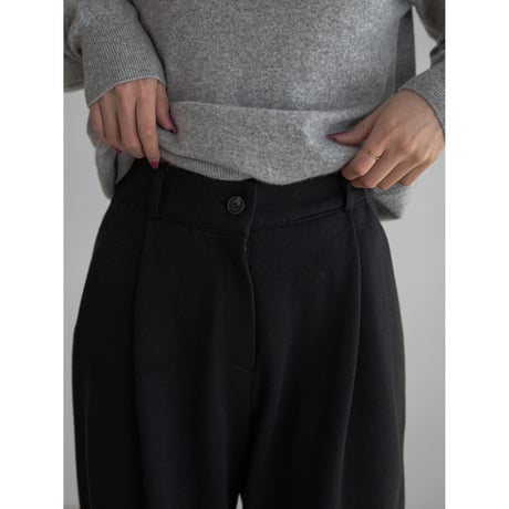 《予約販売》tuck sweat wide pants/2colors_np1048