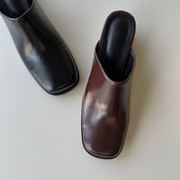 《予約販売》round mule/2colors_na0449