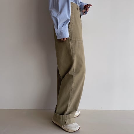 《予約販売》vinatage like wide pants/2colors_np0937