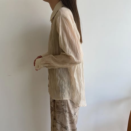 《予約販売》sheer rincl shirt/2colors_nb0054