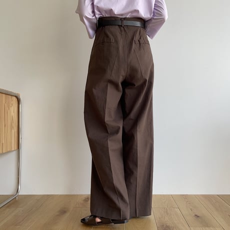 《予約販売》natural linen long pants/2colors_np0585