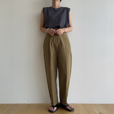 《予約販売》light tuck accent pants/2colors_np0861