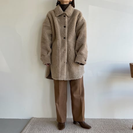 【nokcha original】boa mouton jacket/beige_no0186
