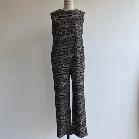 【nokcha original】jacquard all-in-one/black_np0639