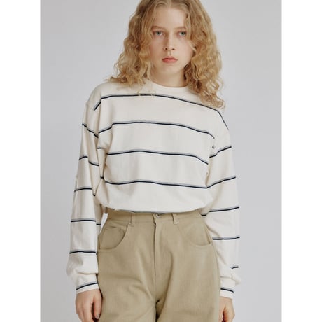 【NOKCHA original】elbow patch border tops_nt2486