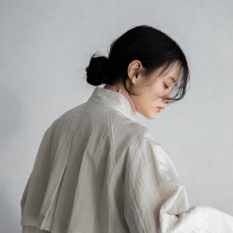 【nokcha original】washer quilting trench coat/ivory_no0120