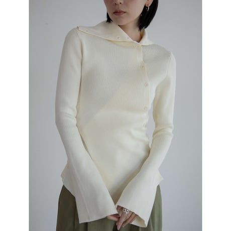 《予約販売》botan accent lib knit tops/2colors_nt2232