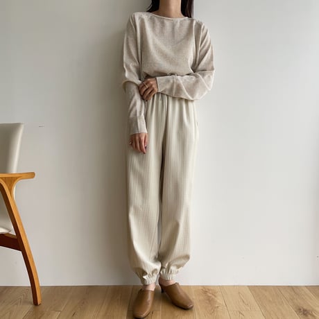 《予約販売》jacquard jogger pants/2colors_np0570
