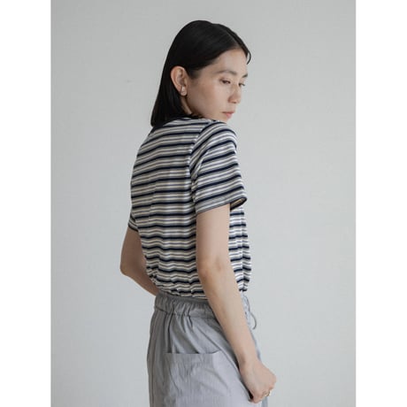 《予約販売》accent color border tee/2colors_nt2310