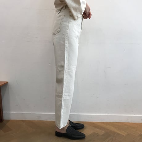 ＊予約販売＊ステッチパンツ/アイボリー_np0001
