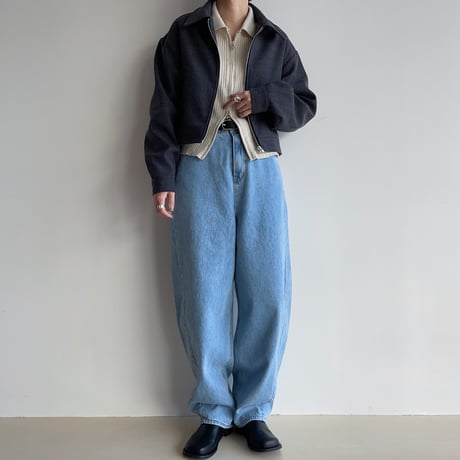 《予約販売》material croped jacket/2colors_no0350
