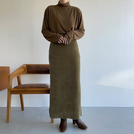 《予約販売》velvet long skirt/2colors_ns0062