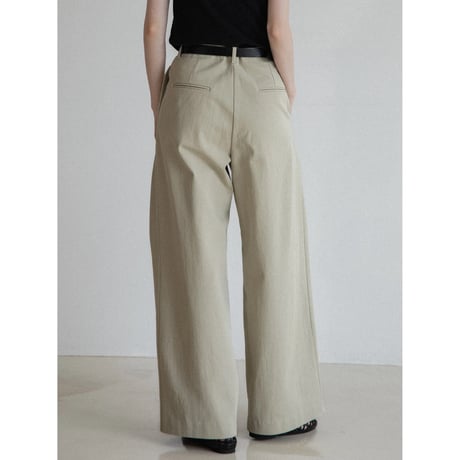 《予約販売》two tuck accent twill pants/2colors_np1127