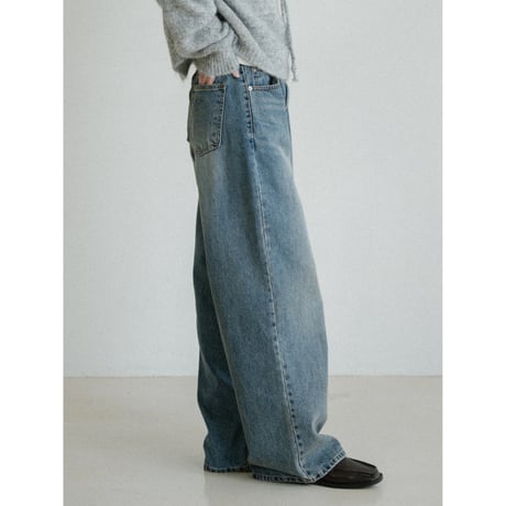 《予約販売》vinage like wide jeans_nj0163