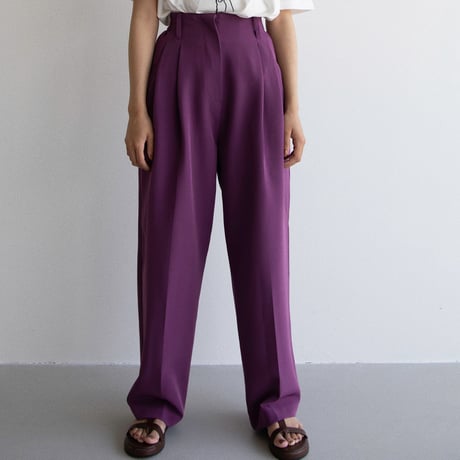 【nokcha original】waist pants/grape_np0596