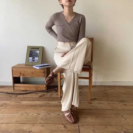 《予約販売》tuck long pants/2colors_np0159