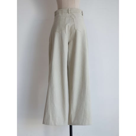 《予約販売》accent cotton wide pants/2colors_np1204
