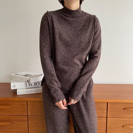 【nokcha original】worm mosaic tops/2colors_nt1089
