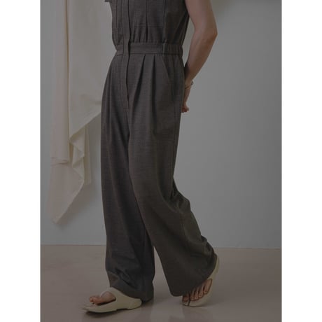 - AUTHENTIC series - AUTHENTIC jump suit/melange brown_an0012