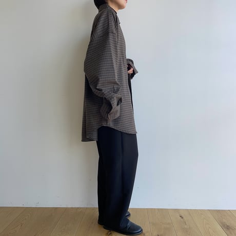 《予約販売》check over mannish shirt/2colors(unisex)_nb0208