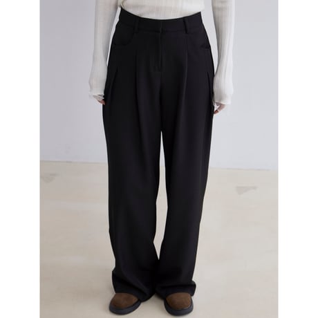 《予約販売》pocket tuck accent pants/2colors_np1225