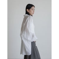 《予約販売》accent stripe sheer over shirt/2colors_nb0320