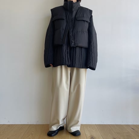 【nokcha original】2set down jacket/black_no0309