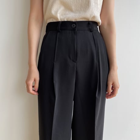 【nokcha original】knee wide pants/2colors_np0826