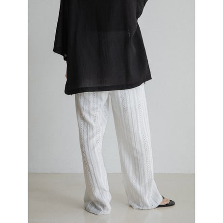 《予約販売》jacquard lacy pants/2colors_np1111