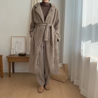 ✳︎予約販売✳︎shaggy gown coat_no0044