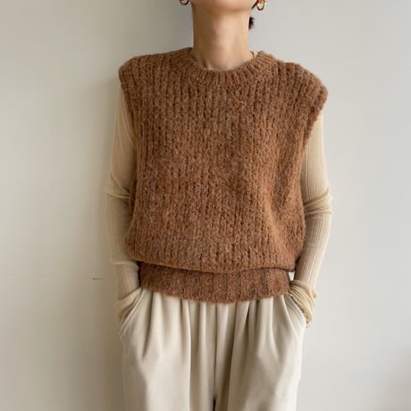《予約販売》warm knit vest_nt1449
