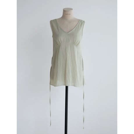 《予約販売》sheer accent sleeveless/2colors_nb0322