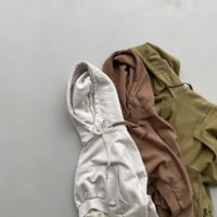 【nokcha original】“latte de the vert”hood mtm/3colors_nt1047
