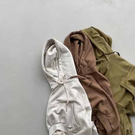 【nokcha original】“latte de the vert”hood mtm/3colors_nt1047