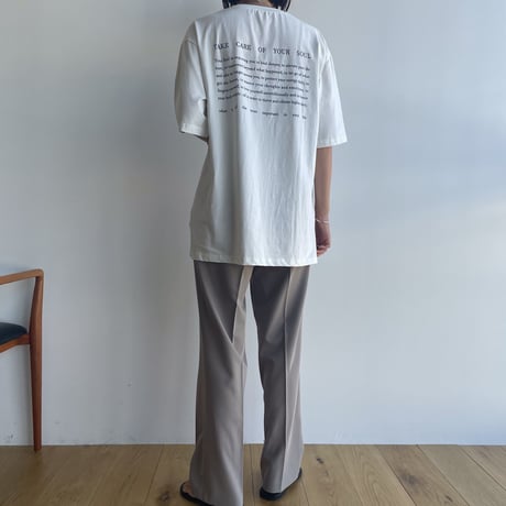 《予約販売》one tuck straight slacks pants/2colors_np0883